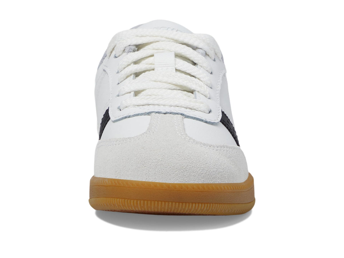 Kids Boys Zinger Street Sneaker by Skechers – 6 Big Kid, synthetic-and-rubber, White/Black, Model 405730L-WBK