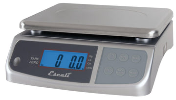 Escali Promzr M-Series Digital Scale with Display Hold for Kitchens and Restaurants by San Jamar – 33 lb Capacity, 33.0 pounds, Stainless Steel, Metal, Model SCDGM33