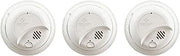 First Alert 9120B / SMI100-AC Smoke Detector, Hardwired Alarm with Battery Backup, 3-Pack