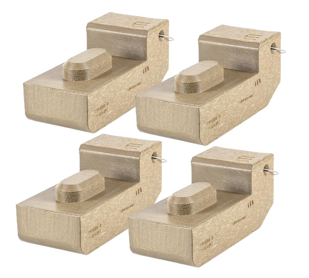 4 Pack ITI Shipping Container Skates with Plugs - Moving or Loading Heavy Objects Made Easier Using Container Skates by Mytee Products – Skate w/ Plug, Model CSP6-ITISkatex4-PK