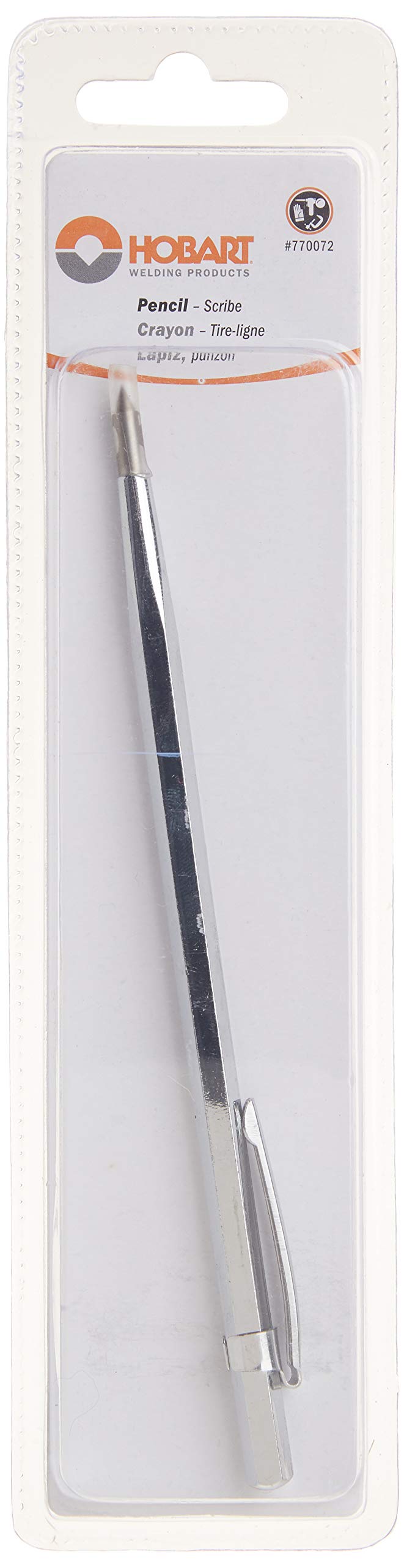 Welding Pencil Scribe by Hobart – 1 Count (Pack of 1), Ceramic, Red, Model 770072