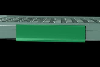 Metro CSM6-GQ MetroMax Q Color Shelf Marker, Green, 6" L x 1.5" H