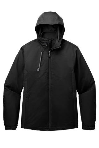 Merge 3-in-1 Jacket by Port Authority – XX-Large, Polyester, Deep Black, Model 1118081
