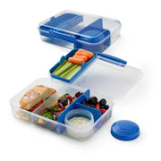 Pack & Go 1.48 L Bento Create by Rubbermaid – 1.48L (2-Pack), 1.48 liters, Plastic, Dark Blue, Pack of 2