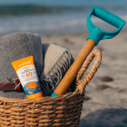 SPF 40 Baby Sunscreen and SPF 40 Kids Sunscreen by Badger – Pack of 2