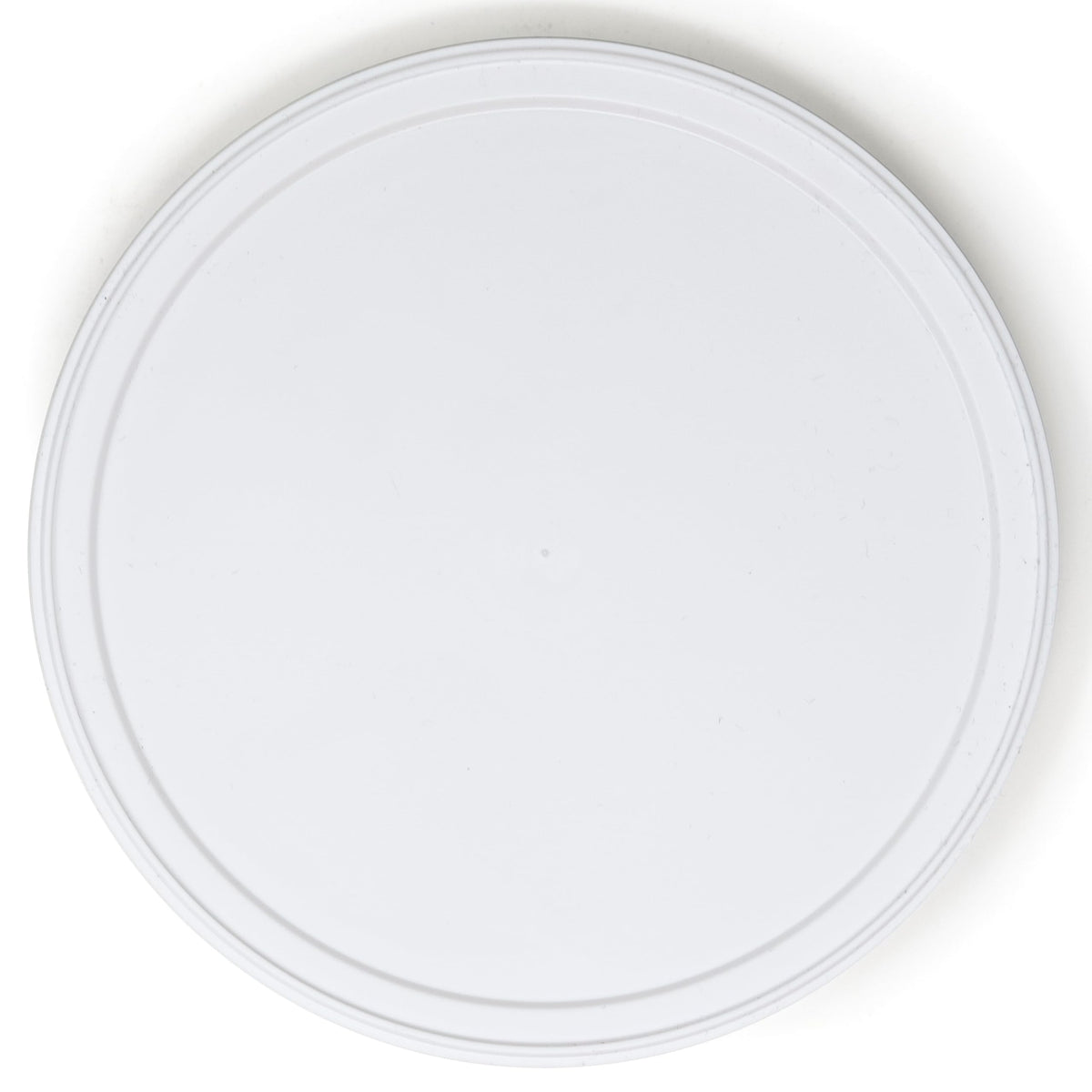 Berry Plastics Single seal LLDPE Round Container Lid For 85 oz. Container by Venture – 5.93", LLDPE, White, Model L513 / 567089