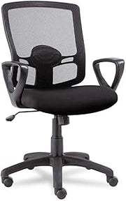 Alera Etros Series Mesh Mid-Back Chair, Supports Up to 275 Lb, 18.03" to 21.96" Seat Height, Black