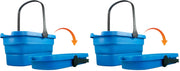 UNGER 3-Gallon Bucket (Pack of 2) / Blue/Black / 3.0 gallons Buckets