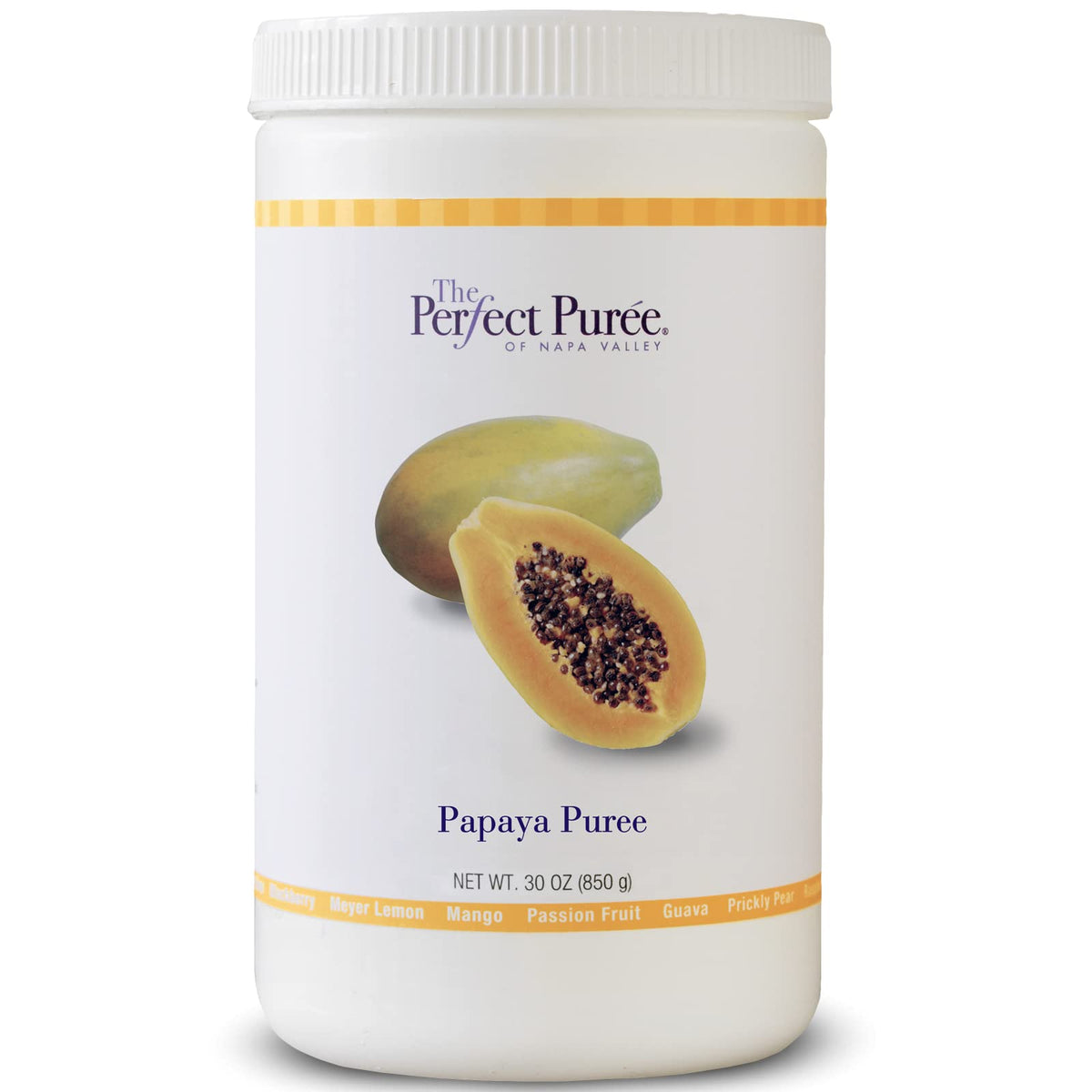 The Perfect Puree Papaya / 6 x30 Oz Case / No Color Fruit