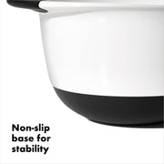 OXO 1 Count (Pack of 12) / 5 Quart / White/Black Mixing Bowls