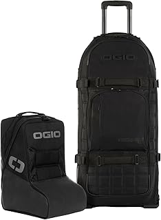 OGIO Rig 9800 Pro Wheeled Gear Bag With Boot Bag Black