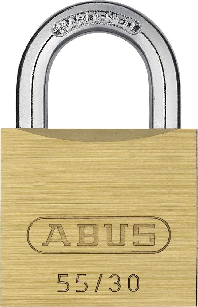 Padlock, Keyed Different by ABUS – Brass, Model 55/30