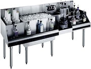 Krowne Metal KR18-W66E-10 Royal 1800 Series Cocktail/Blender/Liquor Station