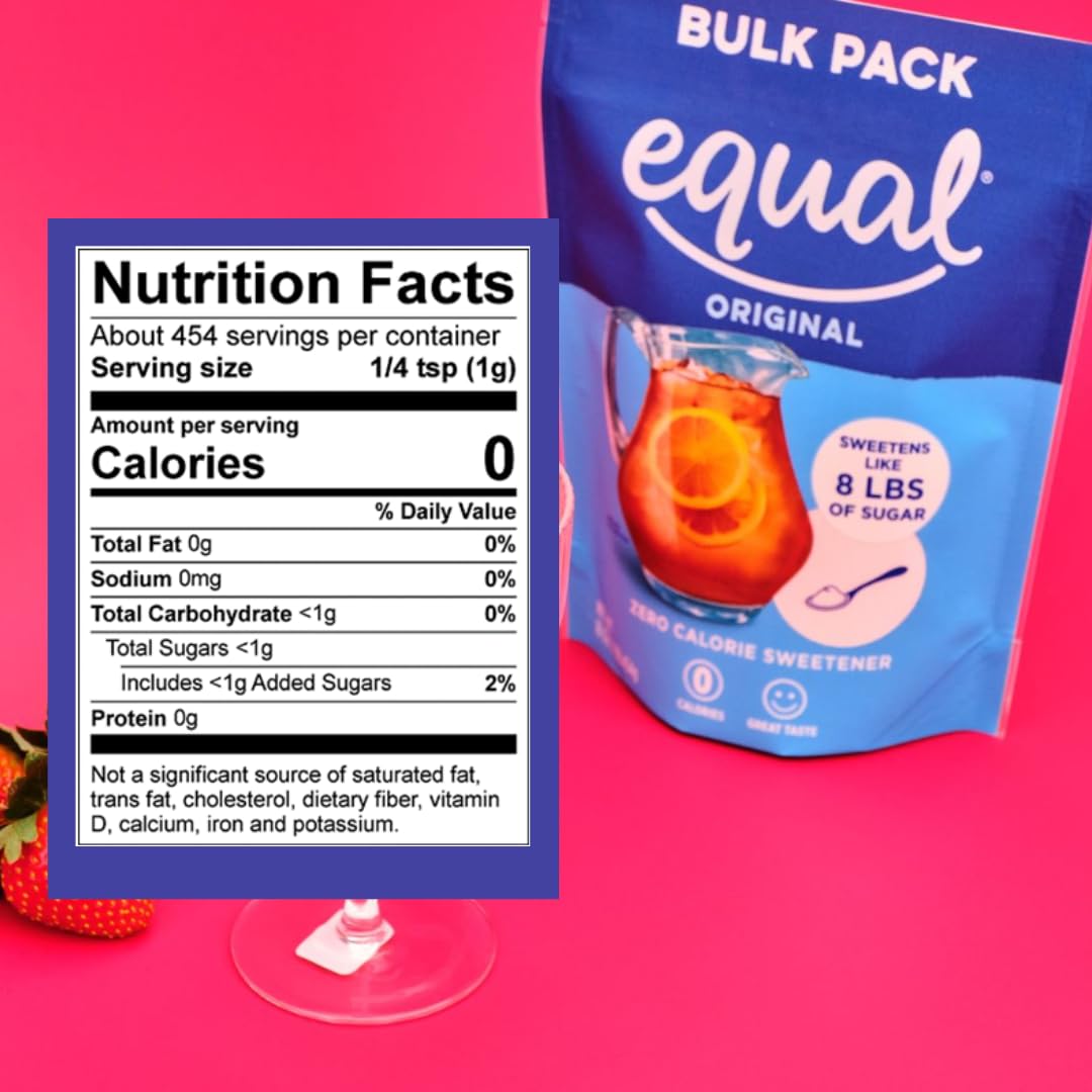 0 Calorie Sweetener by Equal – 16 Ounce (Pack of 6), Pack of 6, Model 612500
