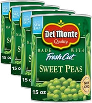 Del Monte Canned Sweet Peas, 15 oz Can (Pack of 4)