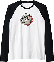 Bedford Bulldogs Raglan Baseball Tee