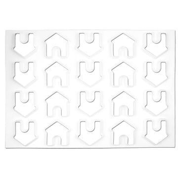 Cookie-Cutter Sheet by Martellato – Plastic, White, Model DogHouse-20