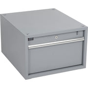 Stacking Workbench Drawer by Global Industrial – 20"L x 17.25"W x 12"H, Alloy Steel, Gray, Model 606958GY