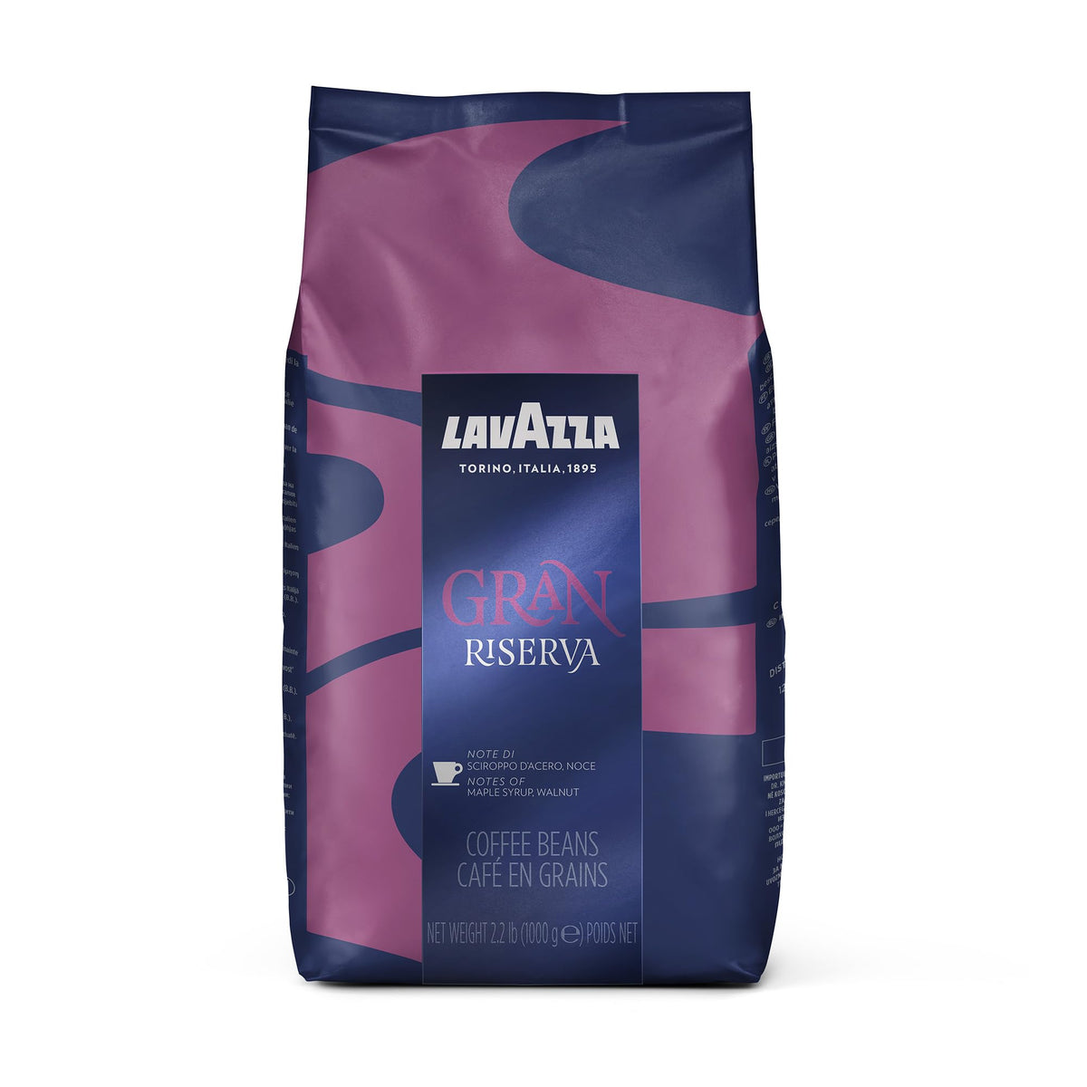 Gran Riserva Whole Bean Coffee Blend by Lavazza – 35.27 Ounce (Pack of 1), Black