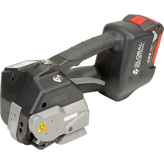 Battery Operated Polyester Strapping Tool for 5/8" Strap Width by Global Industrial – Black, Model 412658