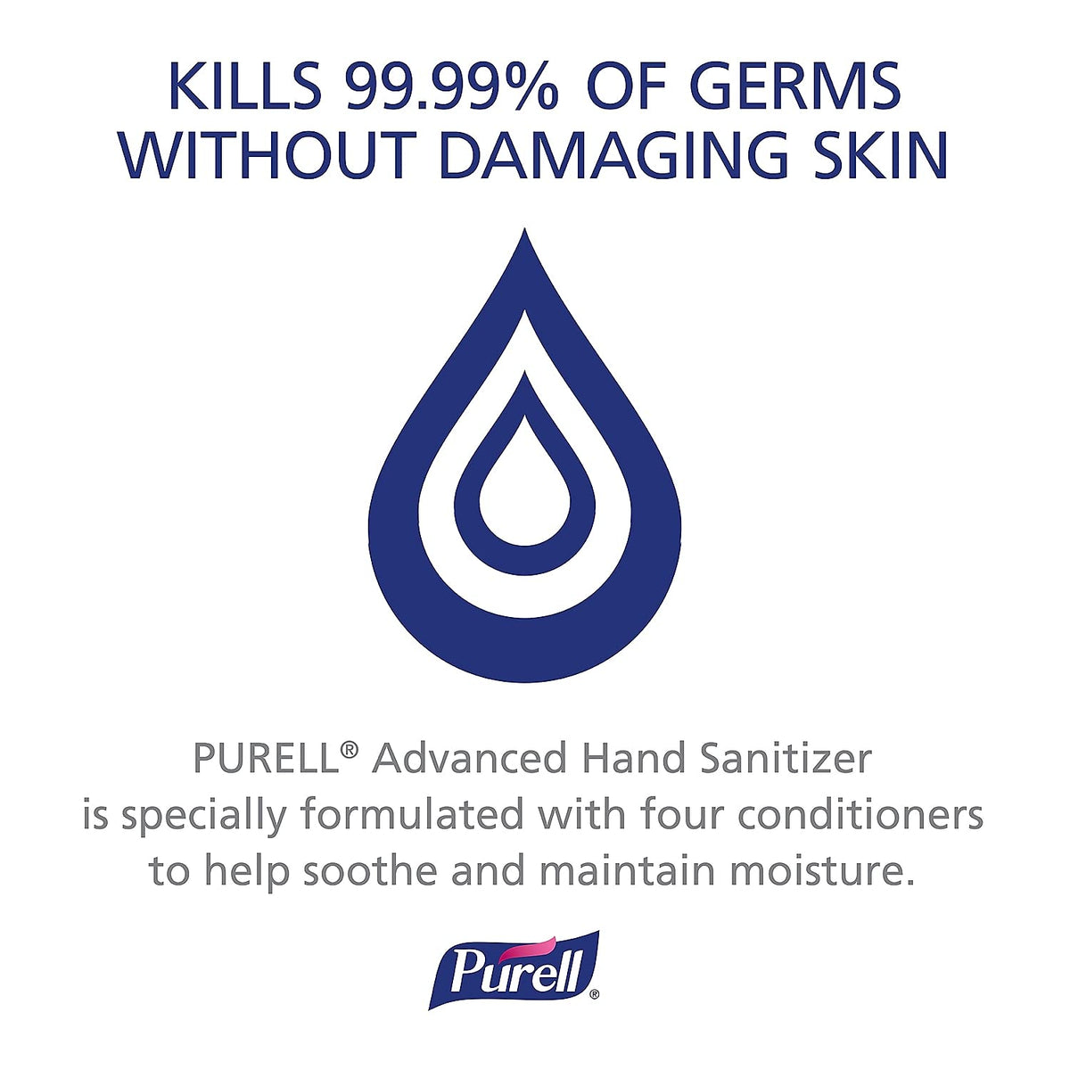 965212EA Advanced Instant Hand Sanitizer by Purell – 8 Fl Oz (Pack of 1), Pack of 12, Model 4102-12-S