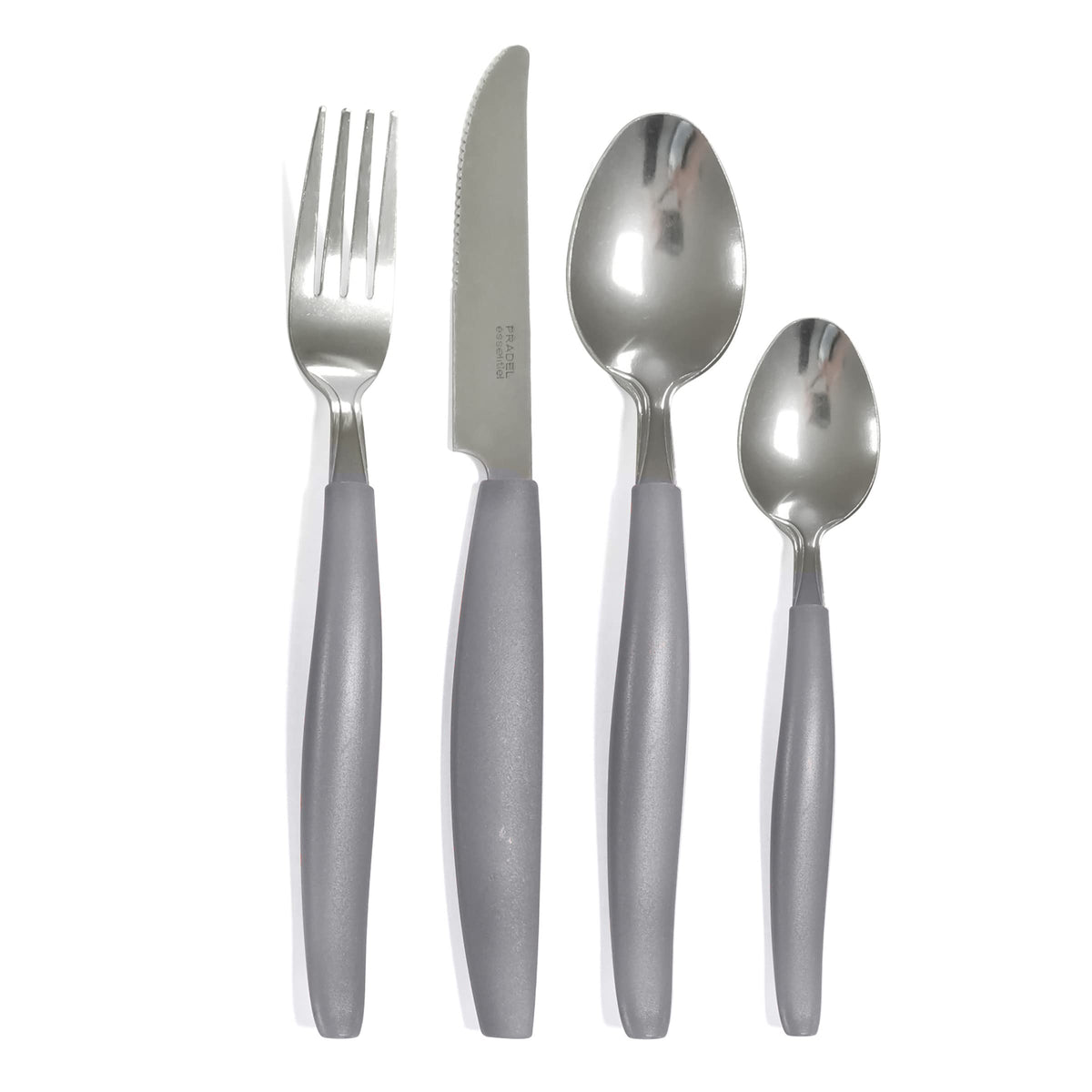 Pure - 24-Piece Cutlery Set by Amefa – Taille unique, Stainless Steel, Gray, Model 2228GYAF31C40