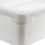 Winco 18" x 12" x 6" / 6" Deep / White Containers