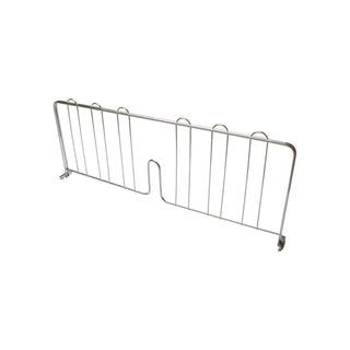 Shelf Divider 24"L Pressure-fit by Thunder Group – 24", Chrome, Model CMDC024