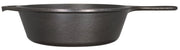 Pre-Seasoned Cast Iron Deep Skillet by Lodge – 5 Quart, 4.7 liters, Cast Iron, Black, Model L10DSK3