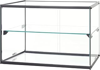 Winco 22"L x 16" Clear Aluminum Display Case