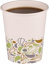Boardwalk Deerfield Printed Paper Hot Cups, 1000 Count, 8 oz, 50/SLEEVE