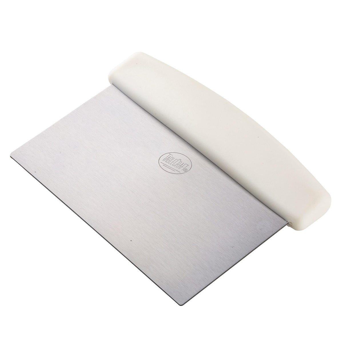 6" Stainless Steel Dough Scraper by Tablecraft – Stainless Steel, Model 4103W