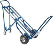 Global Industrial Steel 3-in-1 Convertible Hand Truck with Pneumatic Wheels