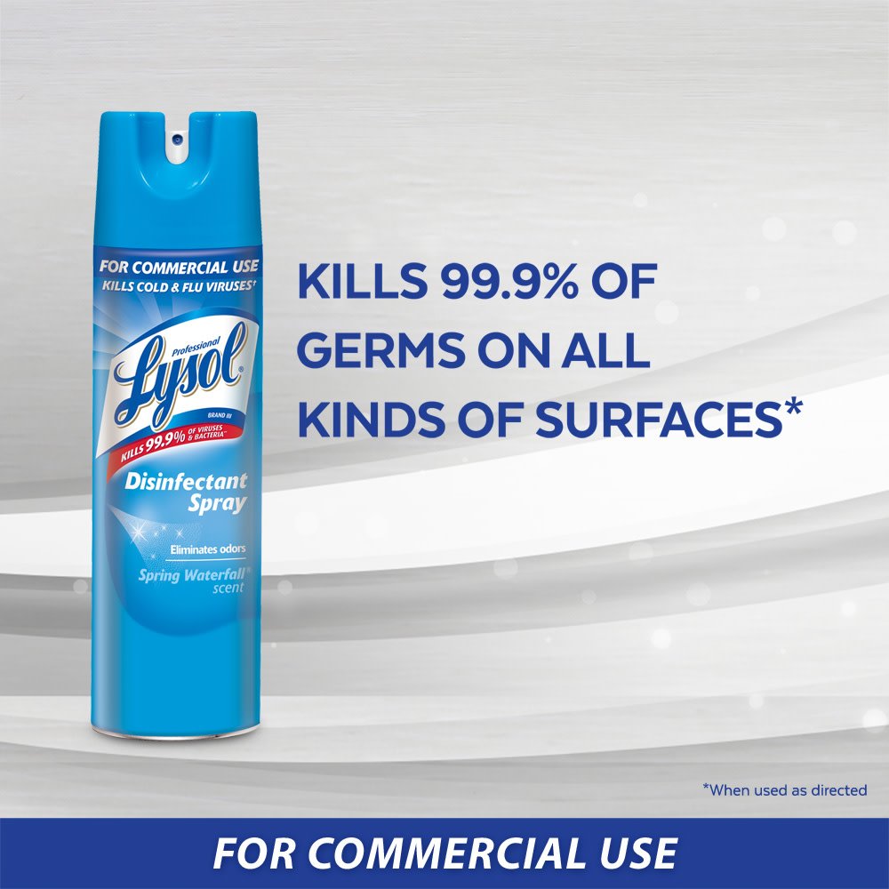 Lysol Clear / Crisp Linen / 19 Ounce (Pack of 1) All-Purpose Cleaners