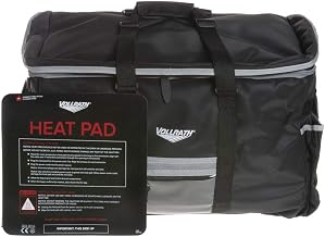 Vollrath VCBL500 Insulated Catering Bag (Includes: Removable Liner, 3 Pan Separators, Heating Pad), Nylon, Black - 23" x 15" x 14"