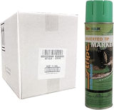 12-Pack of 20 Oz Seymour Of Sycamore 20-668 Fluorescent Green Stripe Ultra Bright Water-Based Inverted Marker Spray Paint