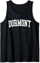 Vintage Dormont PA Distressed White Varsity Style Tank Top