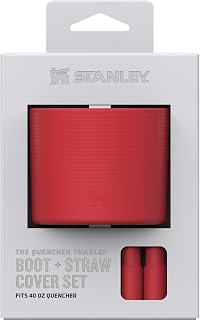 STANLEY Quencher Boot and Straw Cover Cap | Anti-Slip Silicone Protector for Tumbler with Handle | Accessory Set for Stainless Steel Drinking Cup | BPA-Free
