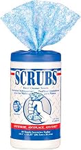 ITW Dymon Scrubs Hand Cleaner Towels - Heavy-Duty, Pre-Moistened, Citrus-Based Cleaner, Cloth Material
