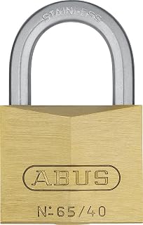 ABUS Brass Padlock 65IB/40 KA 6401, 12536