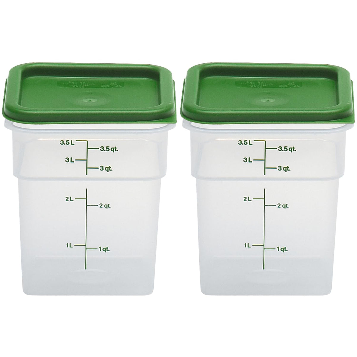 Cambro Translucent / 4 QT + Lid / 1 Containers