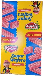 Keebler Sugar Wafers, Strawberry, 4.4 oz - 9 ct Box