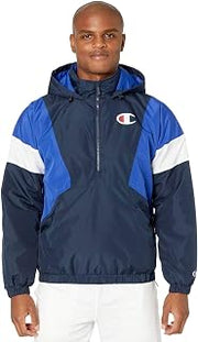 Champion Stadium Anorak Navy/Surf The Web/White MD