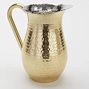 Inc. American Metalcraft Bell Pitcher W/Ice Guard, Hammered, Gold, 84-Ounces – 84 Ounces, Stainless Steel, Gold, Model BWPHG84