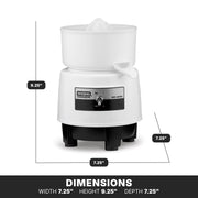 Waring Compact Citrus Juicer / 34 Ounce / White Citrus Juicers