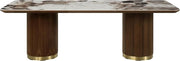 Acme Willene Dining Table in Ceramic Top & Dark Oak