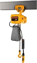 Harrington NERP020C-10 NER Electric Chain Hoist w/Push Trolley - 10' Lift, 2 Ton, 7 ft/min, 230V