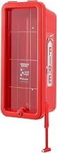 Global Industrial Plastic Fire Extinguisher Cabinet, Fits 2-1/2-5 lbs., Red