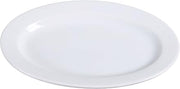 Yanco AC-34 ABCO Oval Platter, 9.5" Length x 6.5" Width, Porcelain, Super White, Pack of 24
