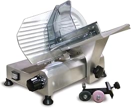 Omcan 13606 Commercial Light Duty Italian Made 8" Deli Meat Vegetable Slicer